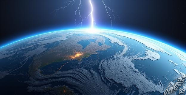 Los rayos se forman cuando las nubes acumulan cargas eléctricas positivas y negativas