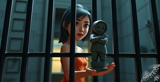 Luisa confesó que robó la talla