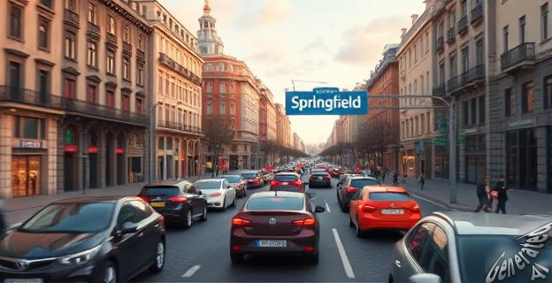 Un capítulo de Los Simpson muestra a Springfield colapsada por coches, similar al tráfico en Madrid