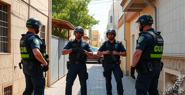 Se han desplegado 75 agentes de Guardia Civil para mantener el orden en Torre Pacheco