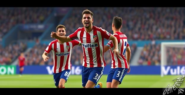 El Atleti venció al Rayo 3-0