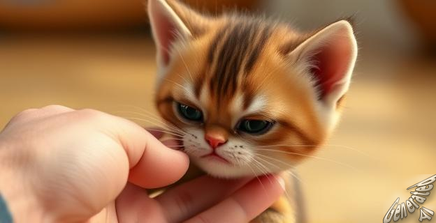 Jugar con las manos puede estresar y sobreexcitar a los gatitos