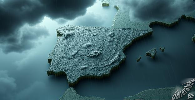 La borrasca Claudia dejará lluvias persistentes y fuertes rachas de viento en casi toda España