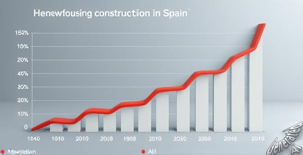 Un 10,9% más de visados de obra de vivienda nueva hasta julio