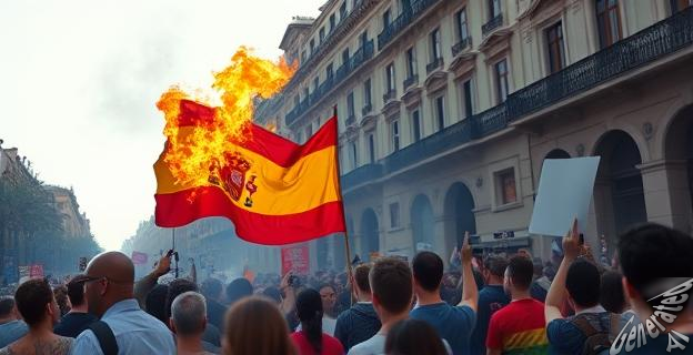 La participación en la manifestación independentista ha disminuido a 28.000 asistentes