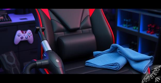 Utiliza una aspiradora pequeña y paños de microfibra con jabón neutro para limpiar la silla gaming cada mes