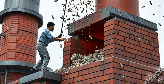 Le cayeron residuos de la incineradora encima