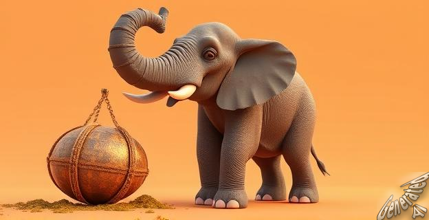 La trompa de un elefante puede levantar objetos de hasta 180 kilos