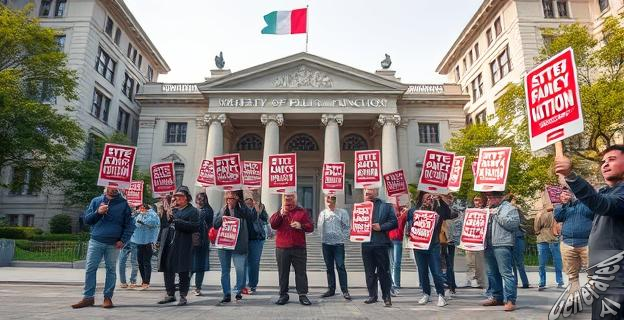 La primera huelga de funcionarios de la era Pedro Sánchez