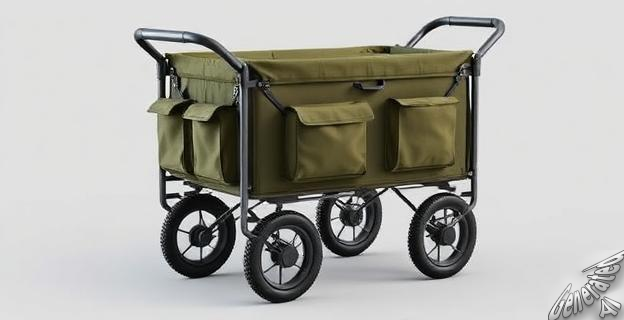 El carro plegable de camping Inuitz cuesta 53,99 euros