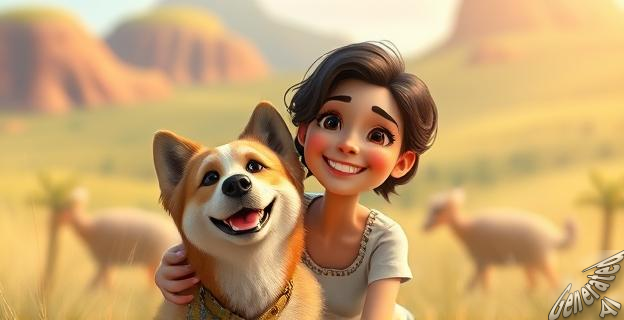 Chenoa pasa sus vacaciones con su perrita Chloe en León
