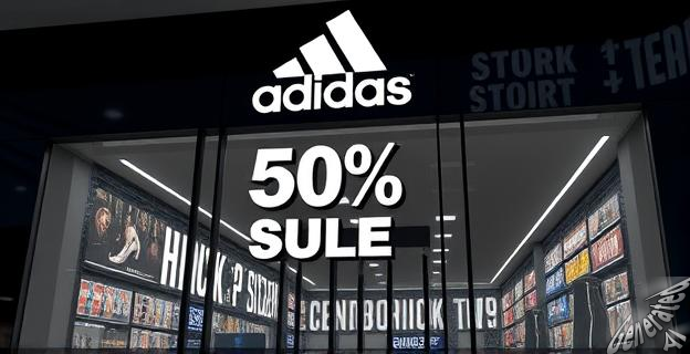 Adidas ofrece un 50% de descuento en productos como zapatillas y camisetas