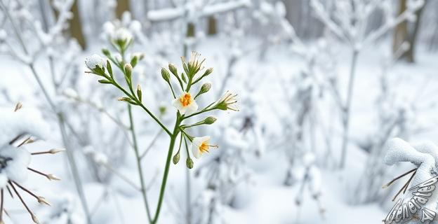 Chimonanthus praecox es la flor que resiste el frío