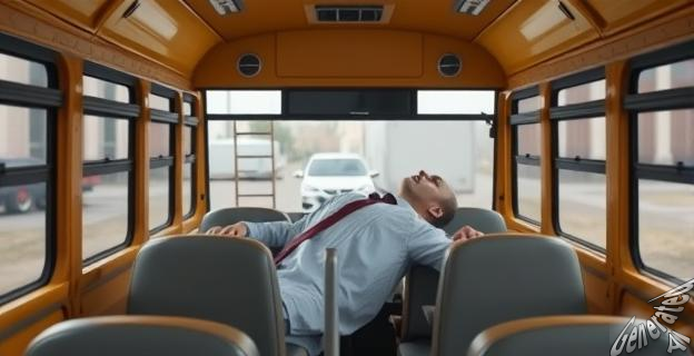 El conductor no inspeccionó el autobús antes de iniciar el servicio