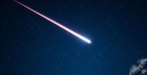 Un meteorito que penetró en la atmósfera con gran velocidad