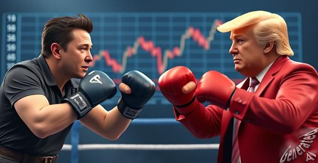 La disputa entre Musk y Trump ha llevado a una pérdida de más de 100.000 millones de dólares en el valor de Tesla