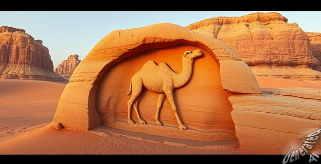 Las esculturas de camellos tienen entre 7.000 y 8.000 años de antigüedad