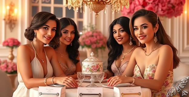 Tana Rivera y Lourdes Montes han coincidido con Lucía Rivera y Blanca Romero en el evento RABAT Magnificent