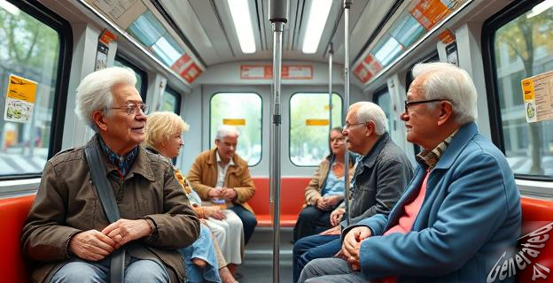 El 68% de los sénior valoran el transporte público como opción de movilidad sostenible