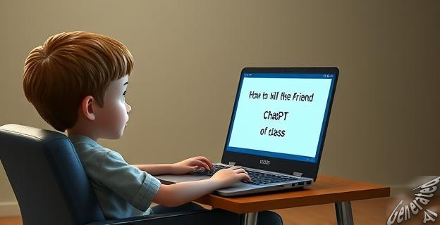 El alumno escribió 'How to kill my friend in the middle of class' en ChatGPT