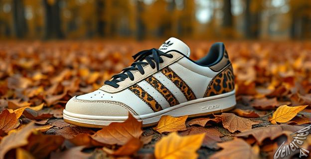 Adidas Handball Spezial con detalles de leopardo