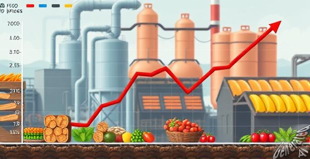 La caída de los precios de las materias primas alimentarias