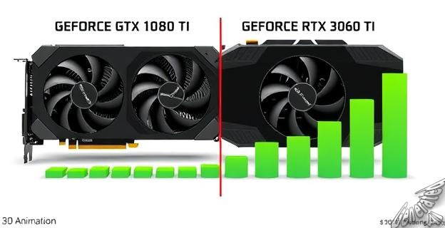 La GeForce RTX 3060 Ti es un 23,4% más rápida