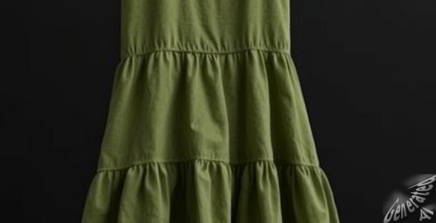 Un vestido de lino y viscosa de Zara por 35,95 euros