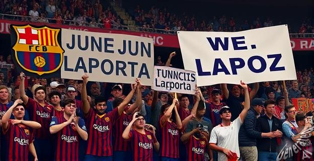 Los aficionados del FC Barcelona insultaron a Joan Laporta