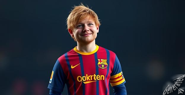 Ed Sheeran representará la camiseta del Barcelona