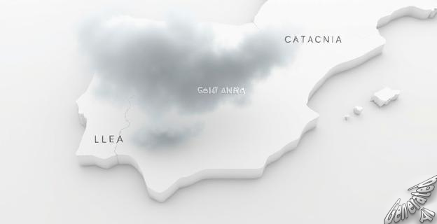 Lluvias fuertes en Cataluña y Baleares