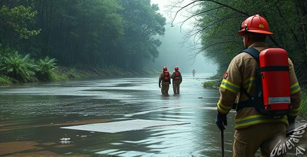 dos personas arrastradas por la crecida del río Foix