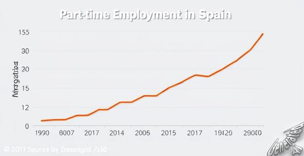 El empleo parcial en España ha alcanzado un máximo histórico de 3,08 millones de personas