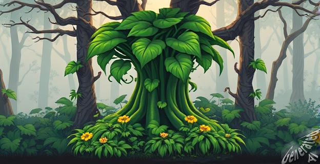 La planta Kudzu es un problema real cuando crece descontroladamente y asfixia a otras plantas.