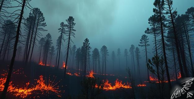 19 medios trabajan en el incendio