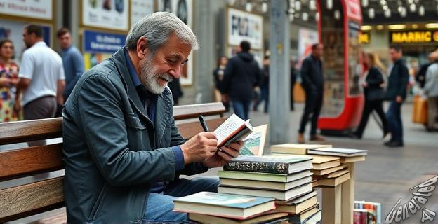 Carlos Cuesta firmó centenares de ejemplares de 'El Número 1' hasta las 21 horas