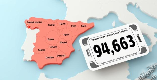 El primer premio de 1,3 millones de euros ha correspondido al número 94.663
