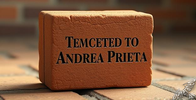 Broncano solo regaló un adoquín a Andrea Prieta
