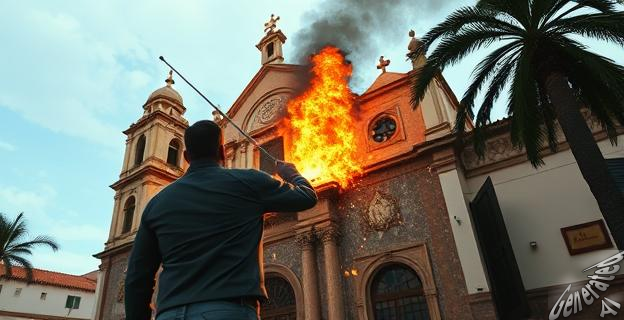 El incendio fue provocado intencionadamente por un hombre de nacionalidad extranjera