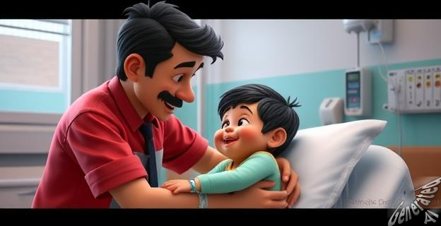 Nacho Palau se acerca a Miguel Bosé después de que su hijo sea operado