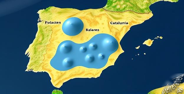 Lloverá con intensidad en Baleares y Catalunya