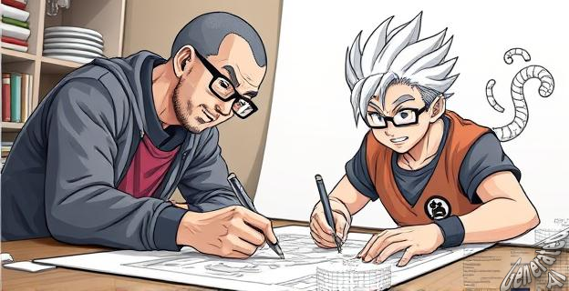Toyotaro se hizo conocido gracias a Dragon Ball AF