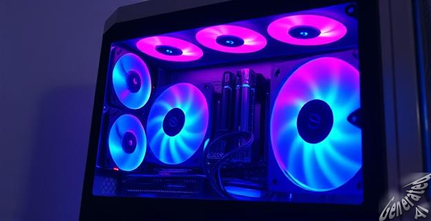 El chasis Antec P30 Air ofrece un gran flujo de aire con 5 ventiladores preinstalados y espacio para dos ventiladores más