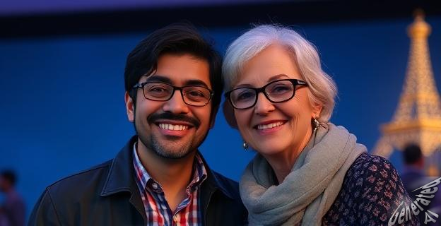Su madre Marianne Sandberg le ha dado apoyo en la presentación oficial