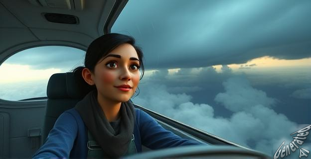 Escribió un mensaje de despedida durante una tormenta en el avión