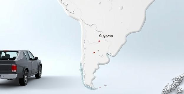 Guyana y Surinam son los únicos países sudamericanos que conducen por la izquierda