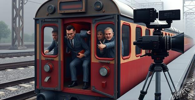 Asalto y robo de un tren