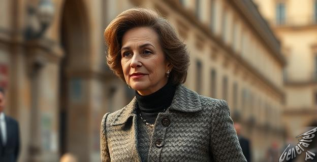 La chaqueta de tweed es de Massimo Dutti