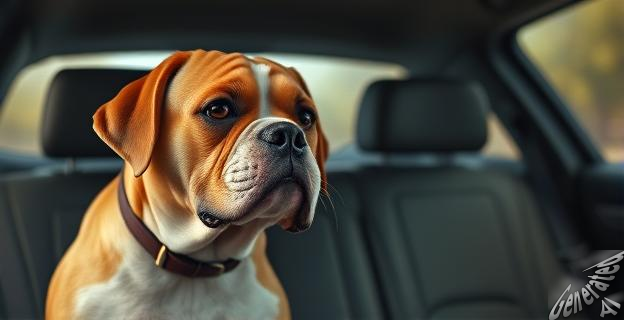 El mareo por movimiento es la causa más común del babeo en perros en coche