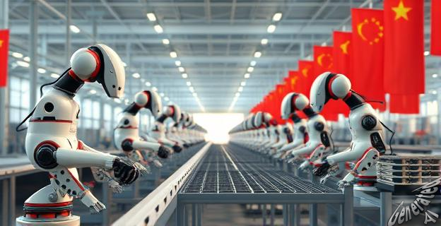 China instaló 300.000 robots industriales en 2024